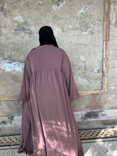 Load image into Gallery viewer, Luxe Puff  Drop Sleeve Abaya