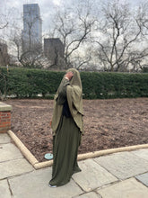 Load image into Gallery viewer, Luxe Puff Sleeve Abaya with  Khimar