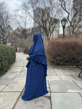 Load image into Gallery viewer, Luxe Puff Sleeve Abaya with  Khimar