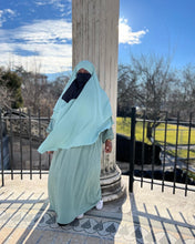 Load image into Gallery viewer, Luxe Puff Sleeve Abaya with  Khimar