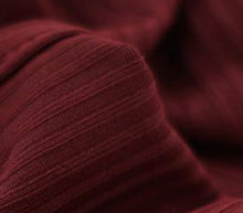 Load image into Gallery viewer, Ribbed Jersey-Burgundy