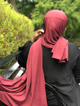 Load image into Gallery viewer, Ribbed Jersey-Burgundy