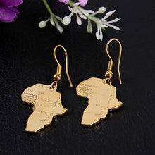 Load image into Gallery viewer, African Map Necklace Set