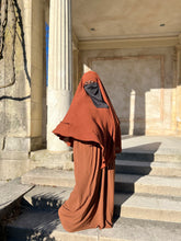 Load image into Gallery viewer, Luxe Puff Sleeve Abaya with  Khimar