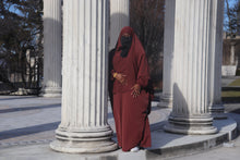 Load image into Gallery viewer, Luxe  Butterfly Abaya Set: Chocolate