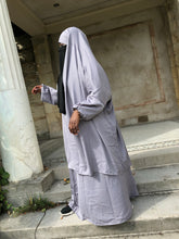 Load image into Gallery viewer, Grey - French 2  Piece Jilbabs