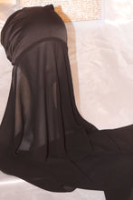 Load image into Gallery viewer, Instant Chiffon Hijab - Black