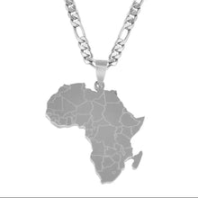 Load image into Gallery viewer, Africa Map Pendant Necklaces
