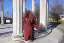 Load image into Gallery viewer, Luxe  Butterfly Abaya Set: Chocolate