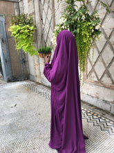 Load image into Gallery viewer, Dark Purple - One piece Jilbab