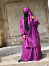Load image into Gallery viewer, Dark Purple - French 2 Piece Jilbabs