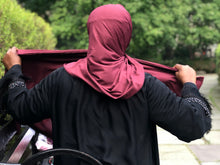 Load image into Gallery viewer, Ribbed Jersey-Burgundy