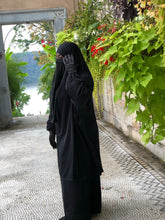 Load image into Gallery viewer, French 2  Piece Jilbabs - Black