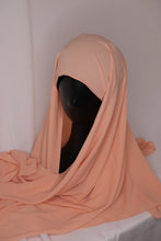 Load image into Gallery viewer, Instant Chiffon Hijab - Peachy