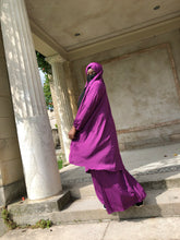 Load image into Gallery viewer, Dark Purple - French 2 Piece Jilbabs