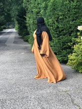 Load image into Gallery viewer, Classic Golden Yellow Abaya Dress