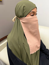 Load image into Gallery viewer, Half Niqab - Light brown