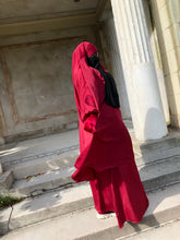 Load image into Gallery viewer, Dark Red  - French 2  Piece Jilbabs