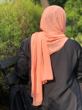 Load image into Gallery viewer, Chiffon with Rhinestone-Peach