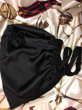 Load image into Gallery viewer, Satin Lined  Undercap - Black