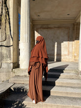 Load image into Gallery viewer, Luxe Puff Sleeve Abaya with  Khimar