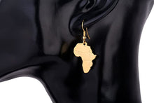 Load image into Gallery viewer, Africa Map Necklace Dangle Earring