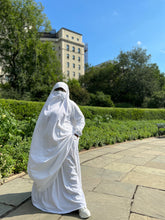 Load image into Gallery viewer, Plus Size 2 pieces jilbabs : White with pocket