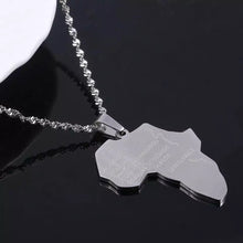 Load image into Gallery viewer, Africa Map Pendant Necklaces