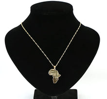Load image into Gallery viewer, Africa Map Pendant Necklaces