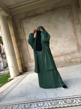 Load image into Gallery viewer, Dark Green- French 2  Piece Jilbabs