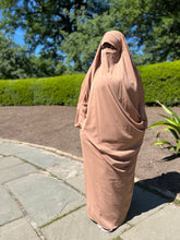 Load image into Gallery viewer, Summer 2 pieces jilbabs : Light Brown