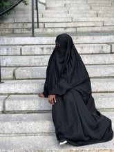Load image into Gallery viewer, Black- One piece Jilbab