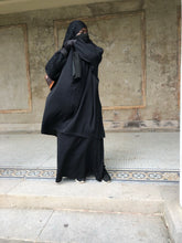 Load image into Gallery viewer, French 2  Piece Jilbabs - Black