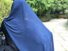 Load image into Gallery viewer, Chiffon with Rhinestone- Navy Blue