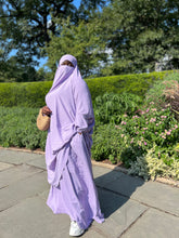 Load image into Gallery viewer, Plus Size 2 pieces jilbabs : Lavender with pocket