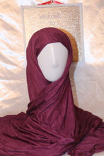 Load image into Gallery viewer, Instant Jersey Hijab - Plum