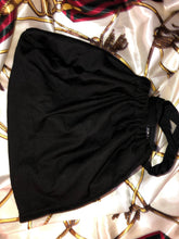 Load image into Gallery viewer, Satin Lined  Undercap - Black