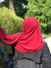 Load image into Gallery viewer, Chiffon with Rhinestone-Burgundy