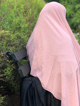Load image into Gallery viewer, Chiffon with Rhinestone- Dusty Pink