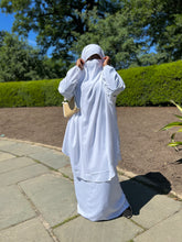 Load image into Gallery viewer, Summer 2 pieces jilbabs : White
