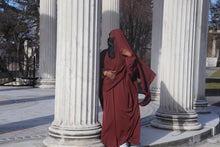 Load image into Gallery viewer, Luxe  Butterfly Abaya Set: Chocolate