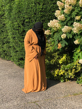 Load image into Gallery viewer, Classic Golden Yellow Abaya Dress