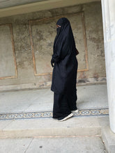Load image into Gallery viewer, French 2  Piece Jilbabs - Black