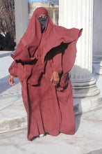 Load image into Gallery viewer, Luxe  Butterfly Abaya Set: Chocolate
