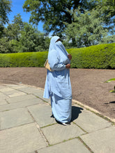 Load image into Gallery viewer, Summer 2 pieces jilbabs : Baby Blue
