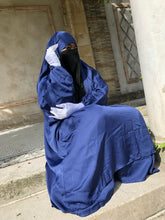 Load image into Gallery viewer, Navy Blue- French 2  Piece Jilbabs