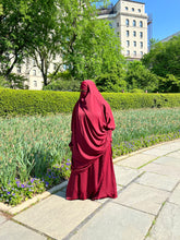 Load image into Gallery viewer, Luxury 2 pieces jilbabs - Maroon