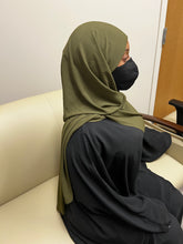 Load image into Gallery viewer, Instant Chiffon Hijab - Olive