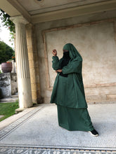 Load image into Gallery viewer, Dark Green- French 2  Piece Jilbabs