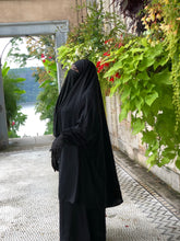 Load image into Gallery viewer, Plus Size 2 piece Jilbab - Black